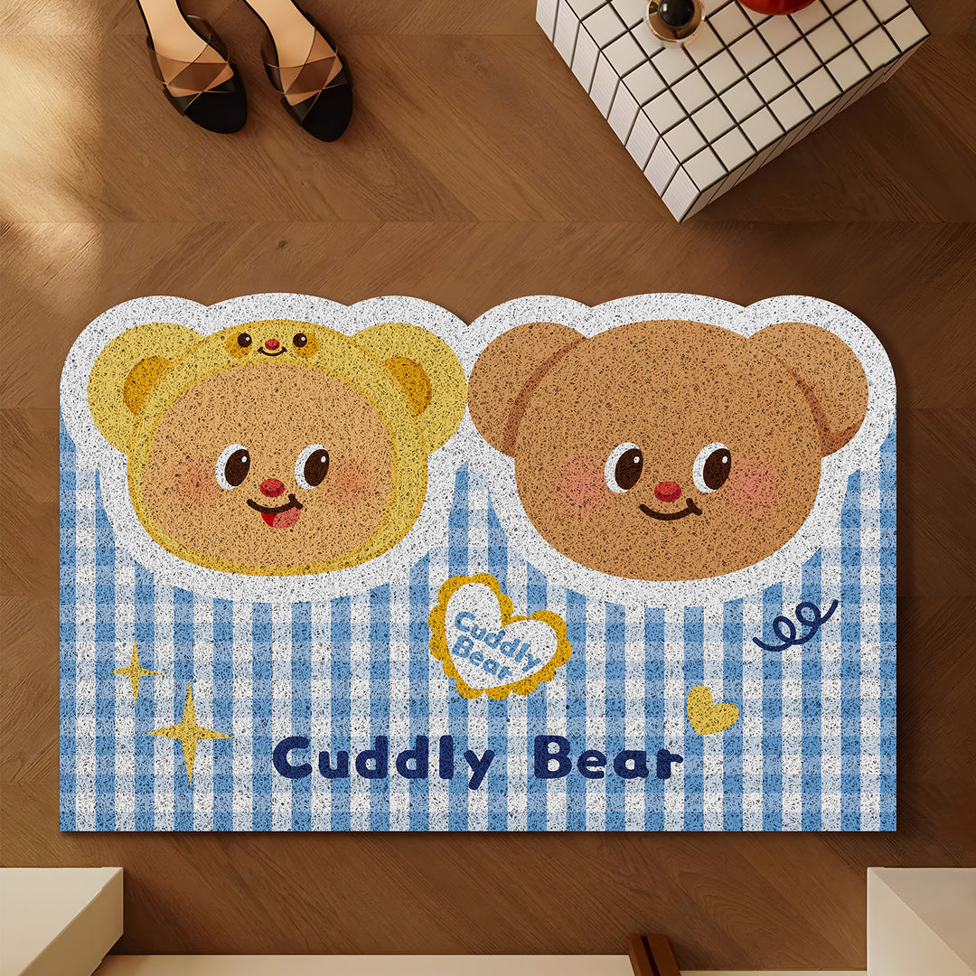 Cuddly Bear-Themed Indoor Area Mat Avarnia
