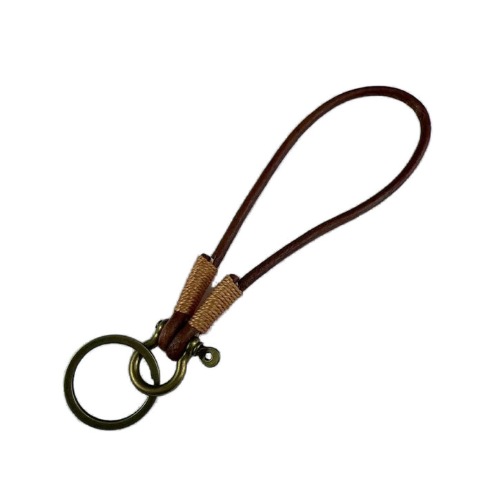 Durable Leather Keychain Holder
