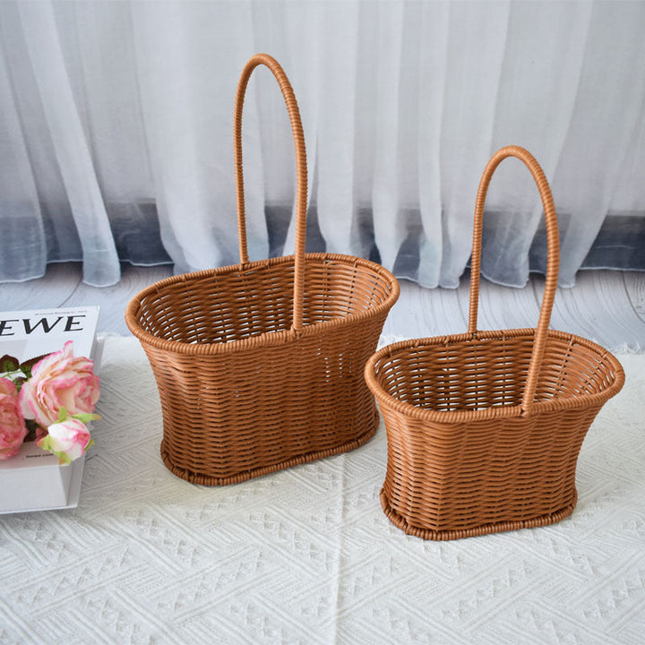 Handcrafted Natural Woven Storage Baskets