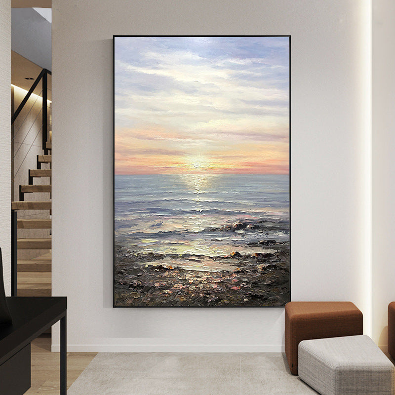 Coastal Sunrise Landscape Wall Art
