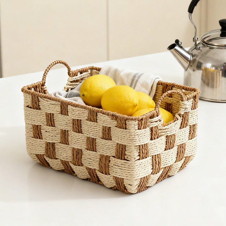 Handwoven storage basket
