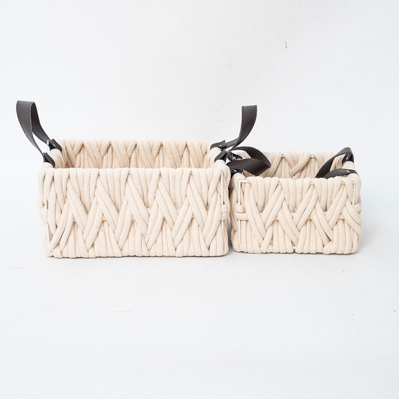 Stylish Textured Storage Basket