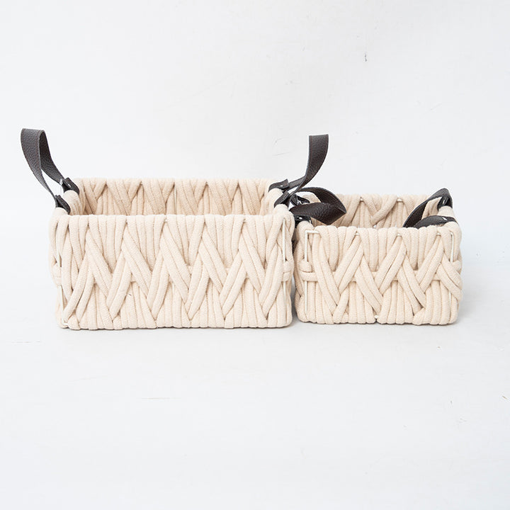 Stylish Textured Storage Basket