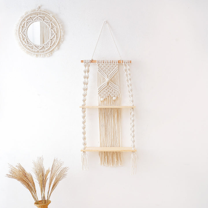 Decorative Macramé Wall Shelf
