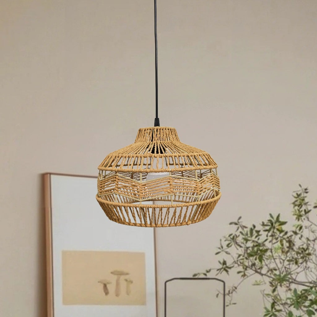 Handmade Rattan Pendant Light