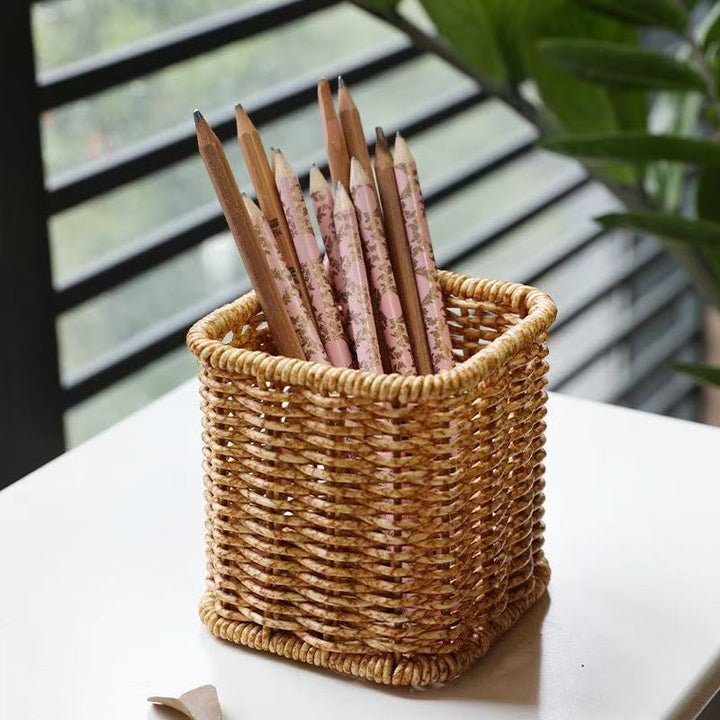 Handwoven Decorative Storage Bin