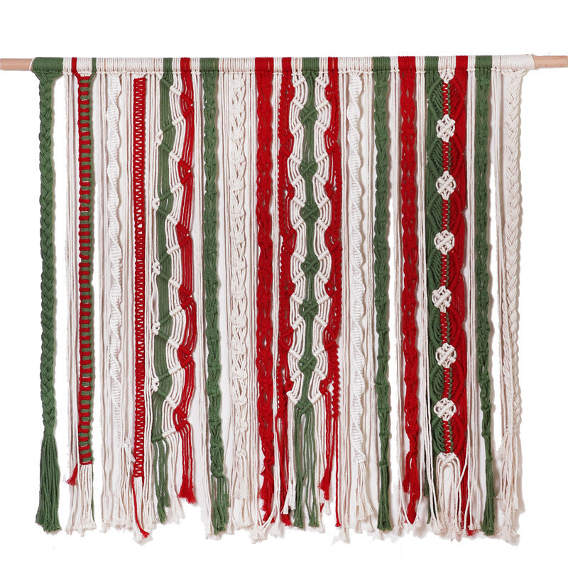 Wall hanging made of woven material