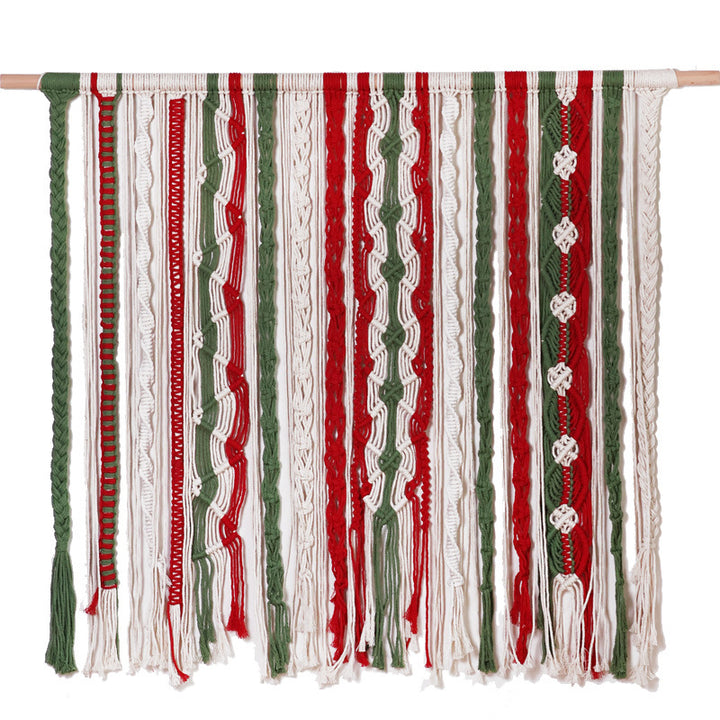 Wall hanging made of woven material