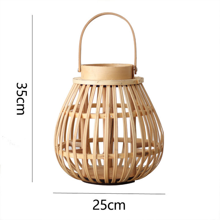 Natural Rattan Lantern