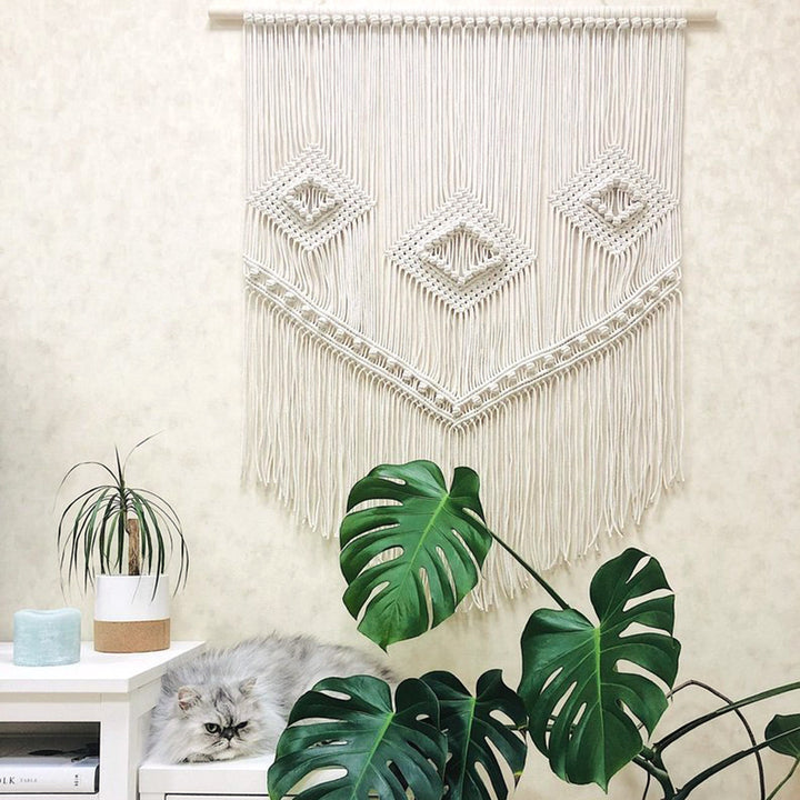 Macrame Wall Decor with Artistic Details