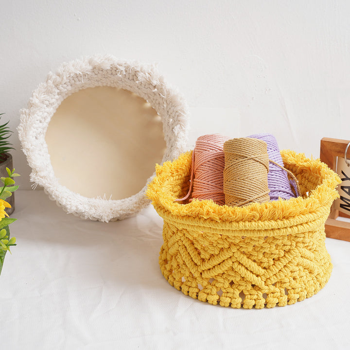 Decorative Macrame Storage Basket