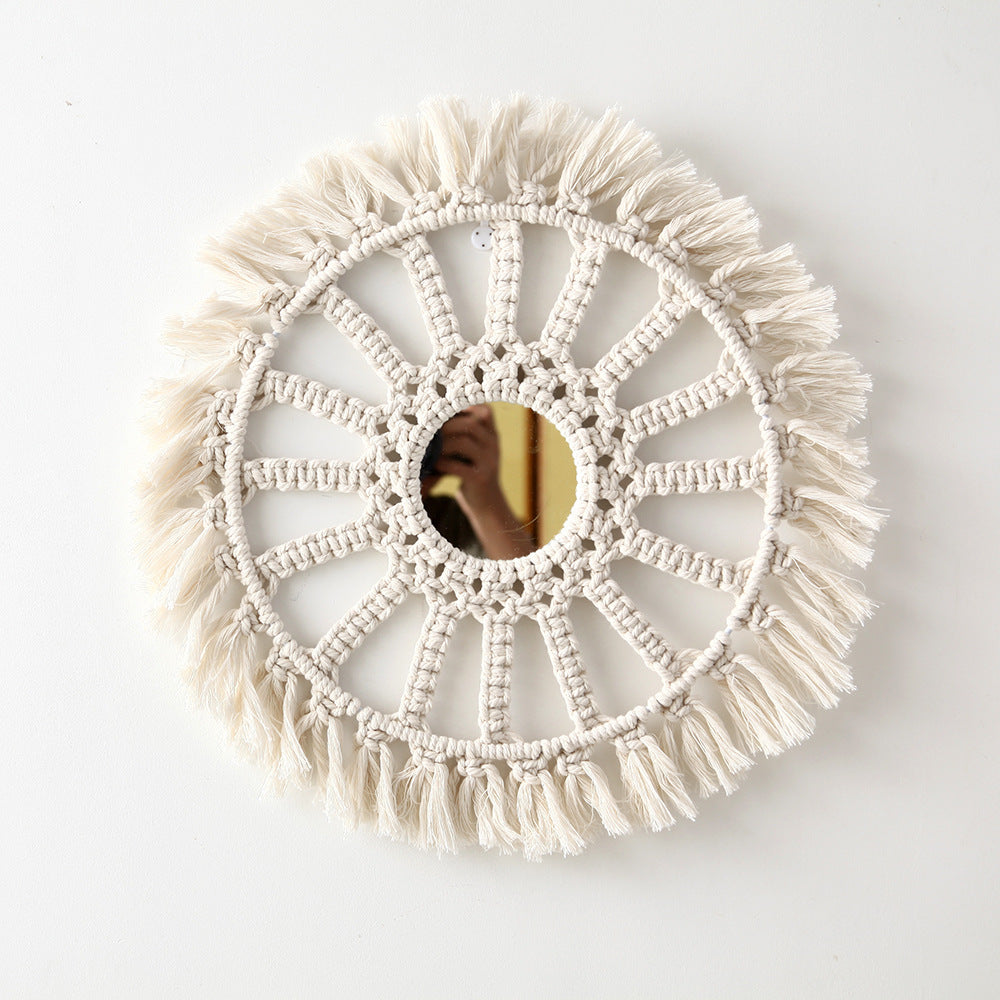 Bohemian Macrame Wall Mirror
