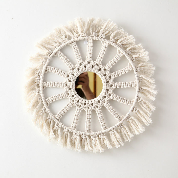 Bohemian Macrame Wall Mirror