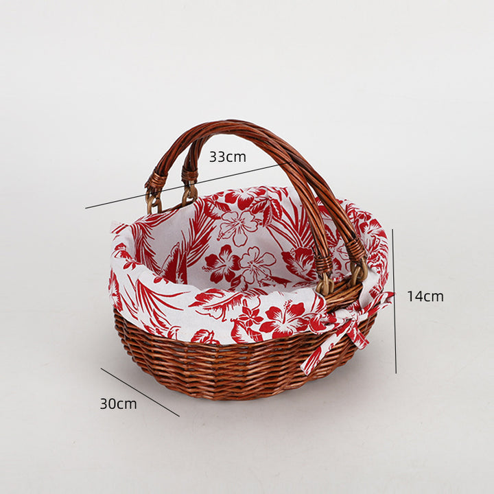 Decorative Rattan Basket