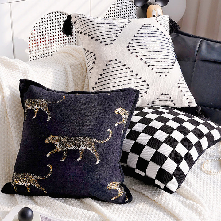 Artistic Abstract Pattern Throw Pillow