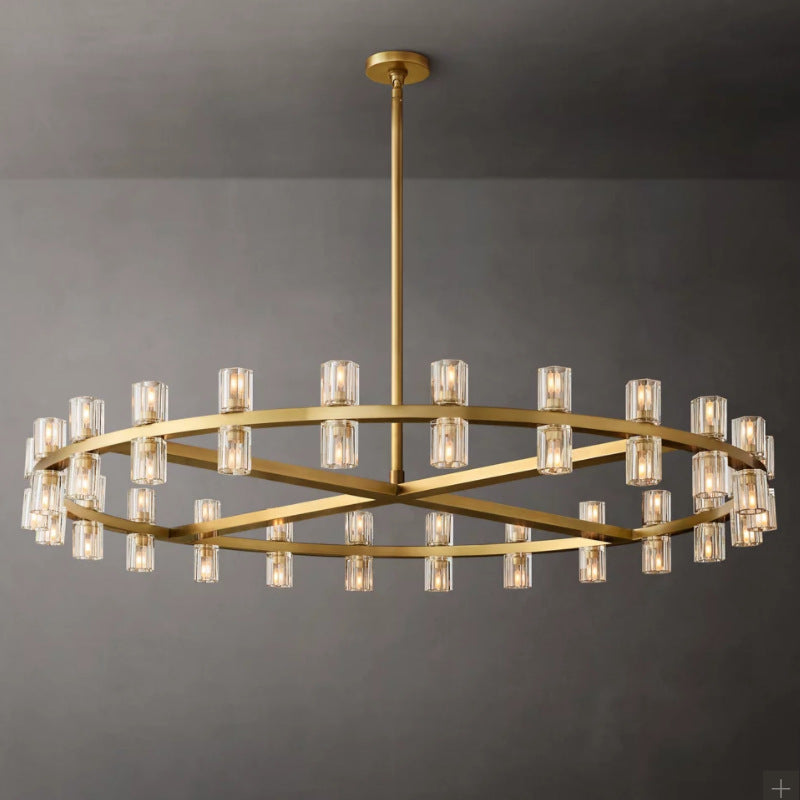 Modern Crystal Circle Light