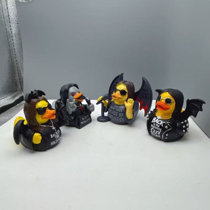 Funny rubber duck with rocker design