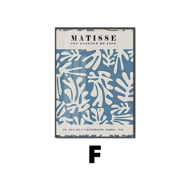 Framed Abstract Line Art Print
