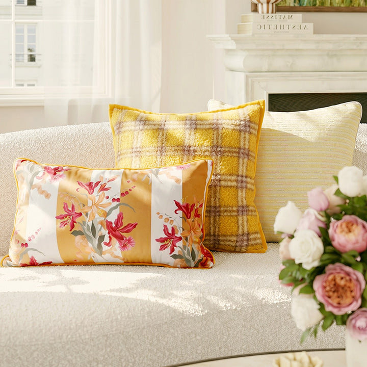 Decorative Butterfly Design Throw Pillow