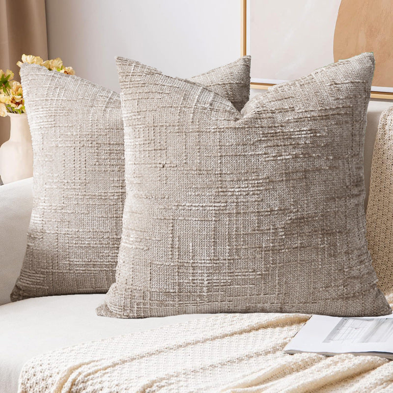 Luxurious Textured Decorative Throw Pillow