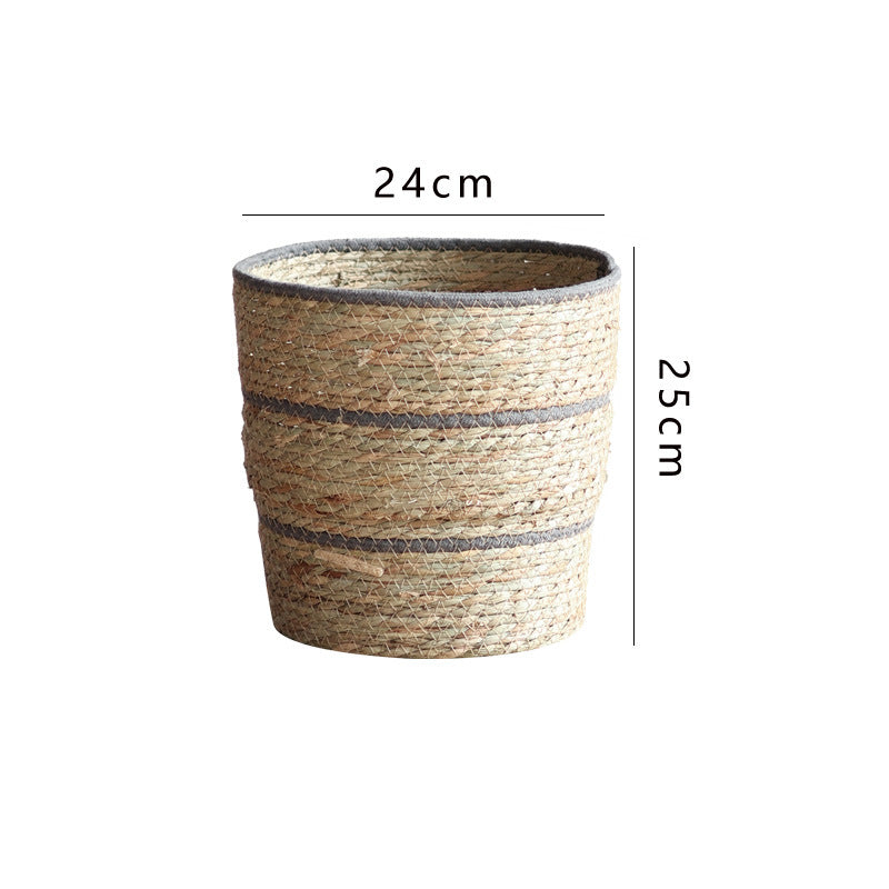 Handwoven decorative basket