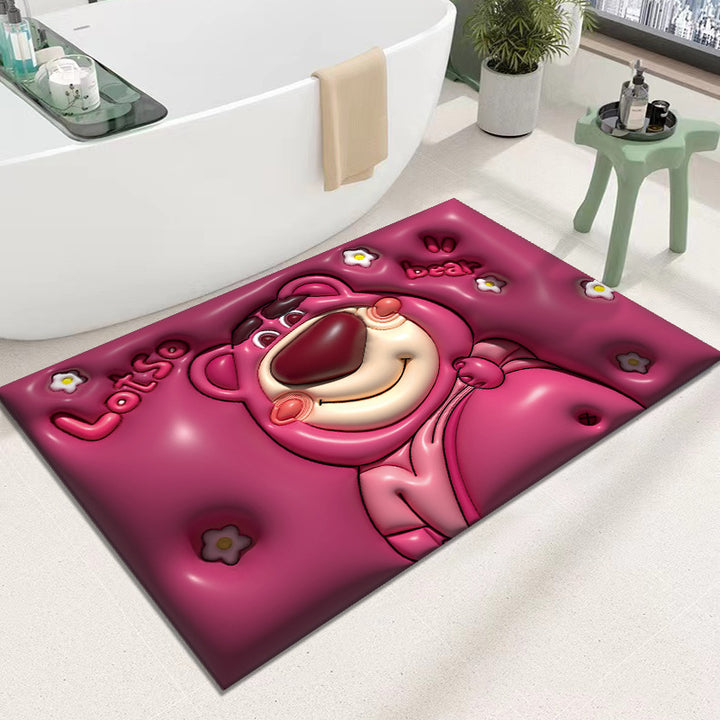 Cute Cartoon Cat Shape Bath Mat