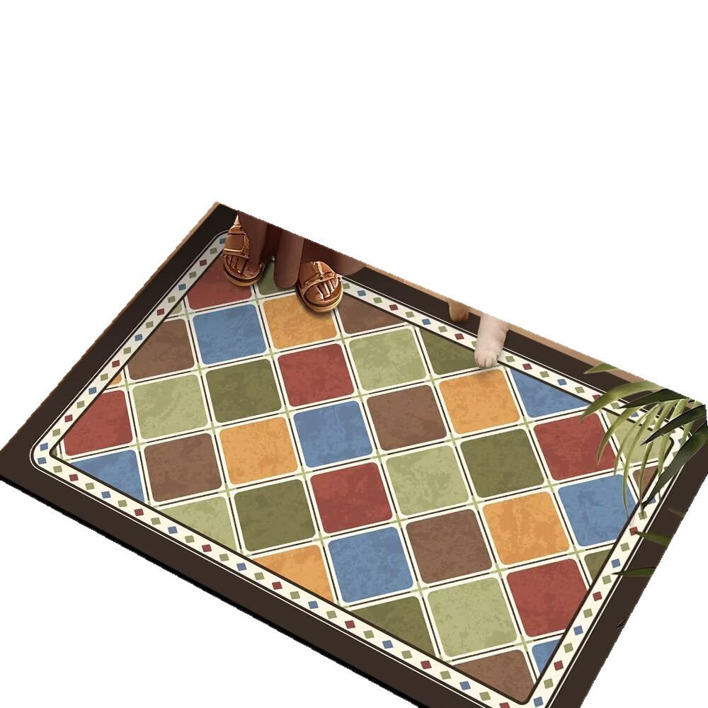 Colorful Patterned Floor Mat