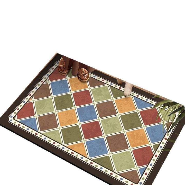 Colorful Patterned Floor Mat