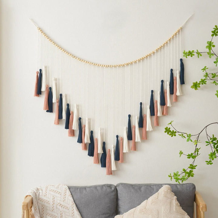Decorative Macrame Wall Hanging with Tassels