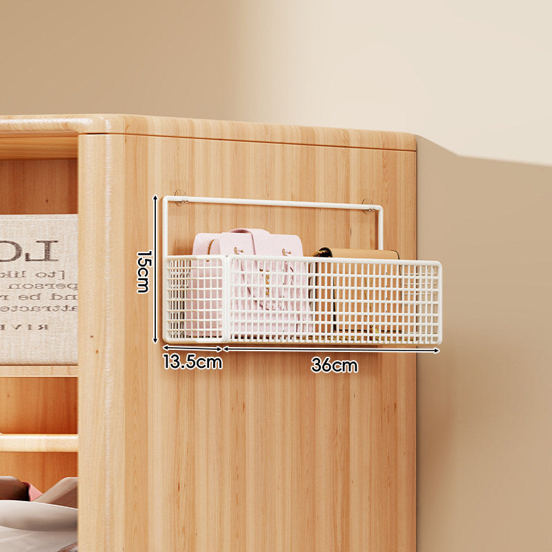 Over-the-Door Multi-Tier Metal Grid Hanging Storage Organizer