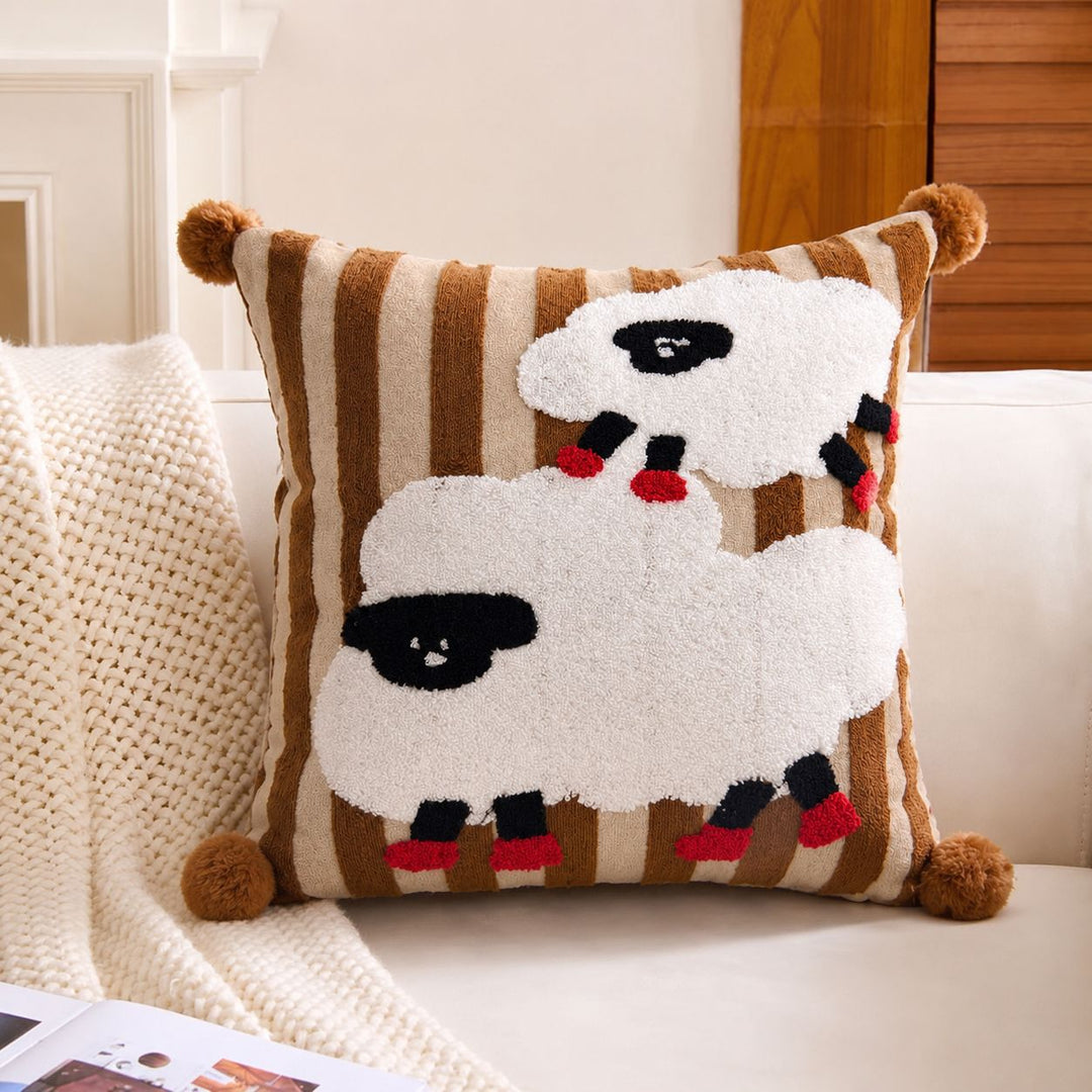Decorative Pet-Themed Throw Pillow