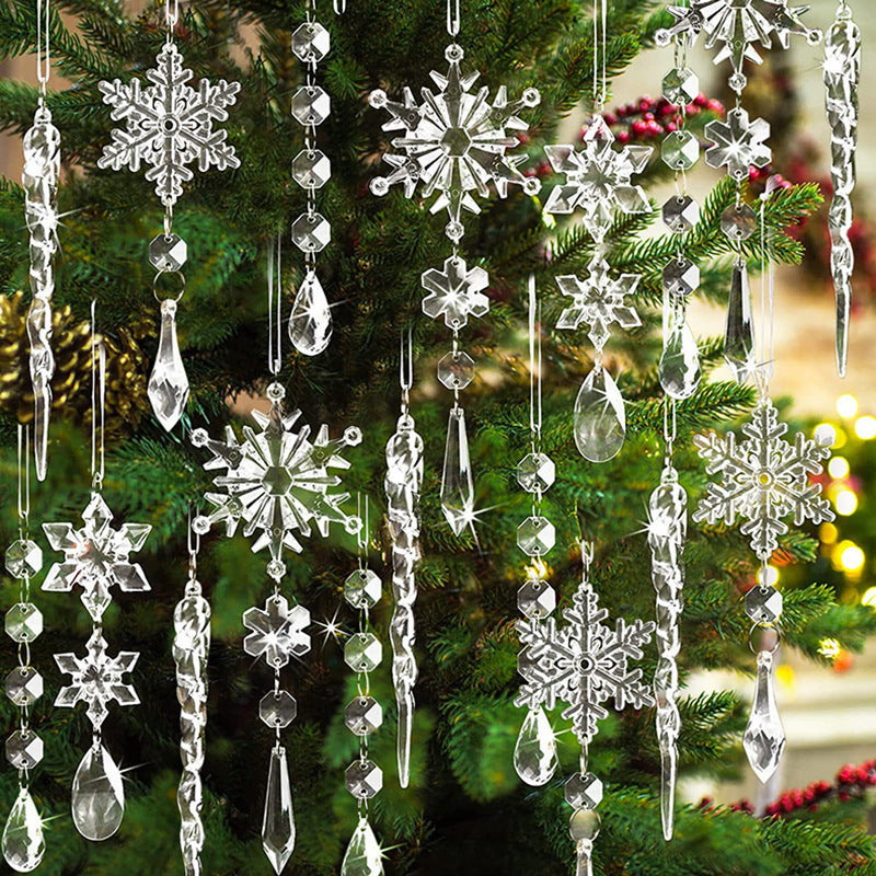 Glittering Snowflake Decoration