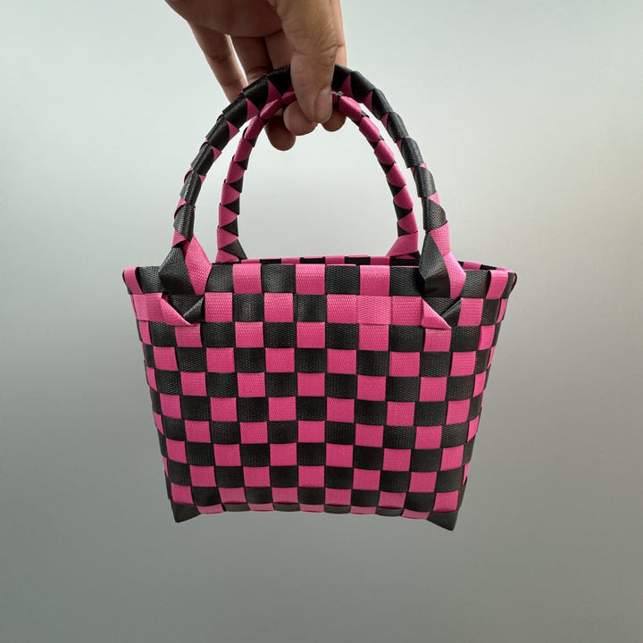 Playful and Colorful Basket Bag