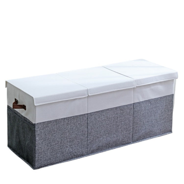 Robust storage chest with removable lid and carrying handles