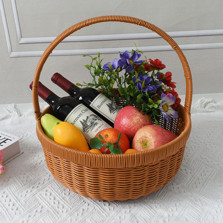 Handcrafted Woven Shopping Basket