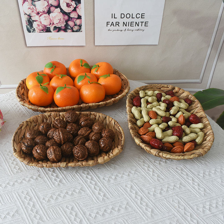 Natural Woven Serving Tray