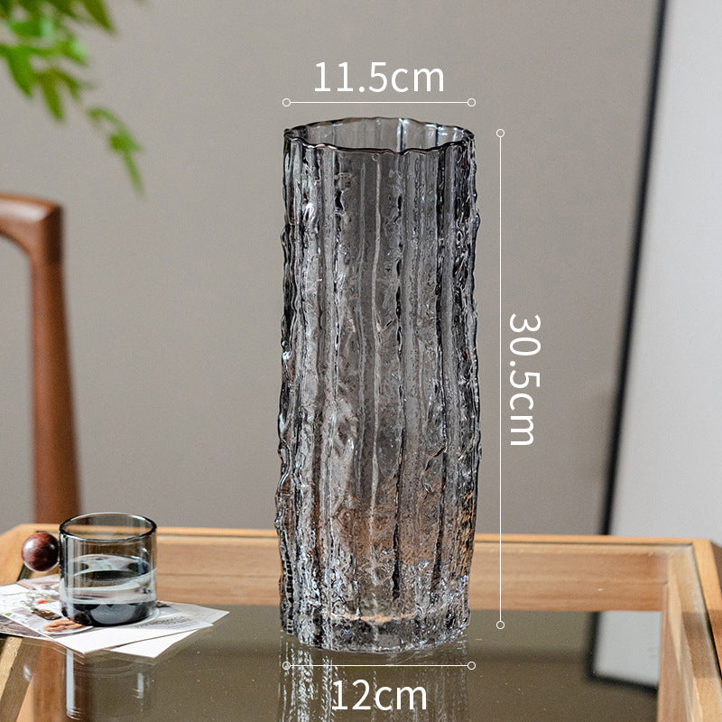 Artful Glass Vase in Modern Design