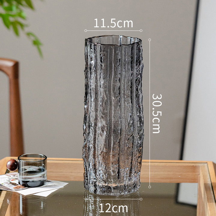 Artful Glass Vase in Modern Design