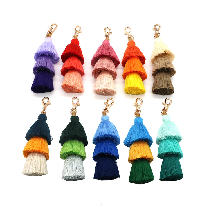 Decorative Macrame Keychain