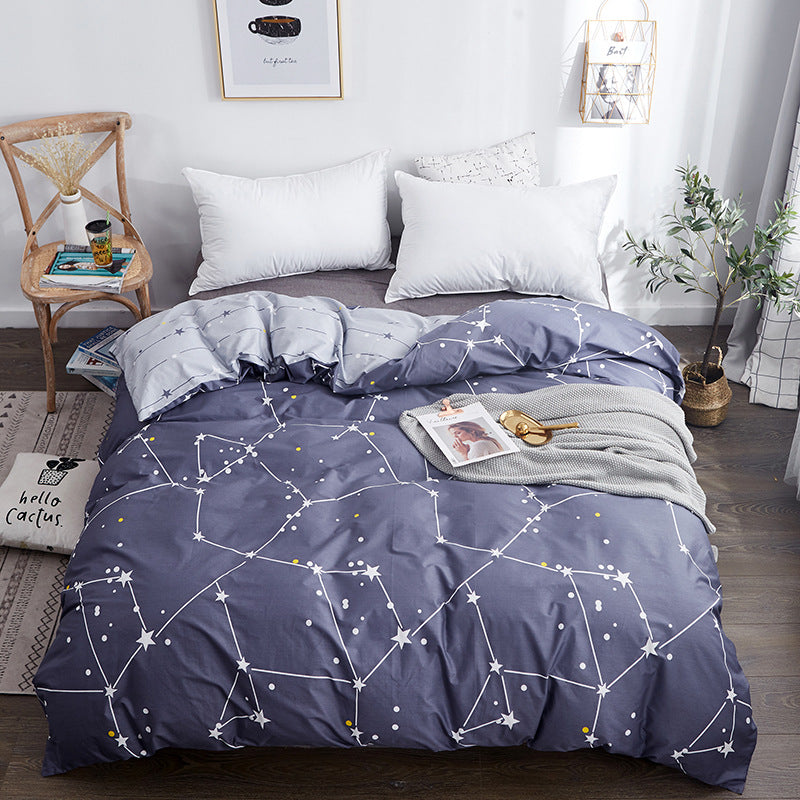 Playful Heart Pattern Duvet Cover Set