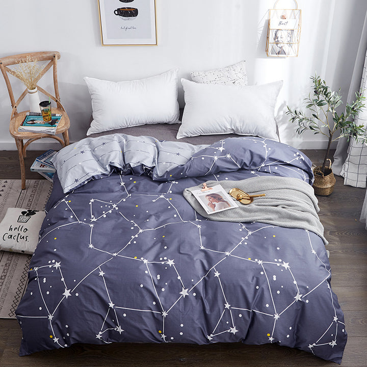 Playful Heart Pattern Duvet Cover Set