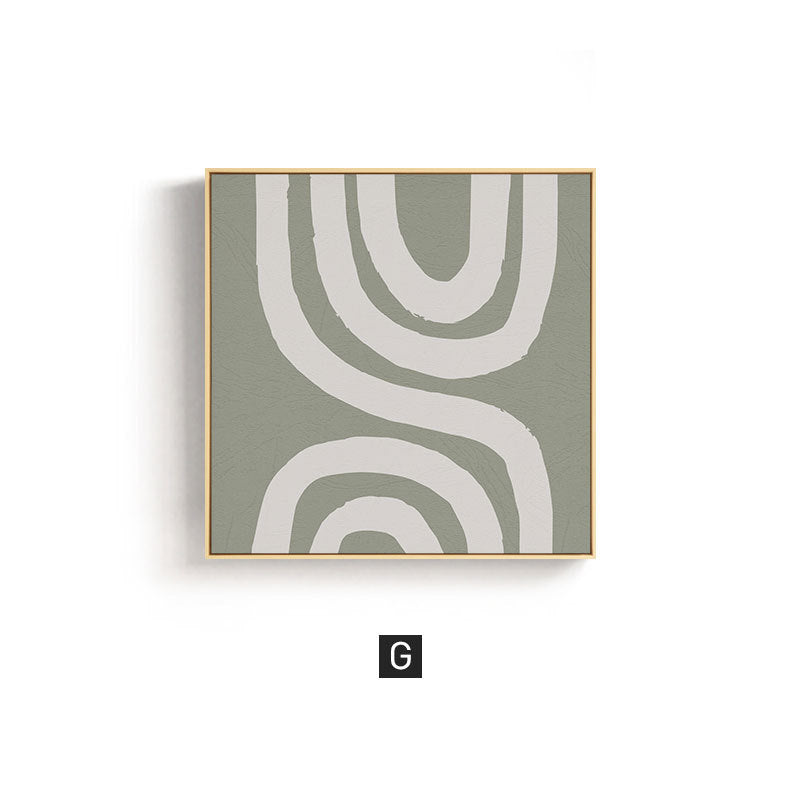 Abstract Wave Design Framed Wall Art