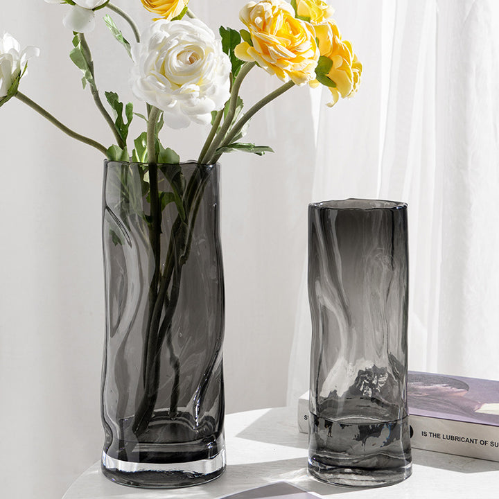 Artistic Swirled Glass Vase