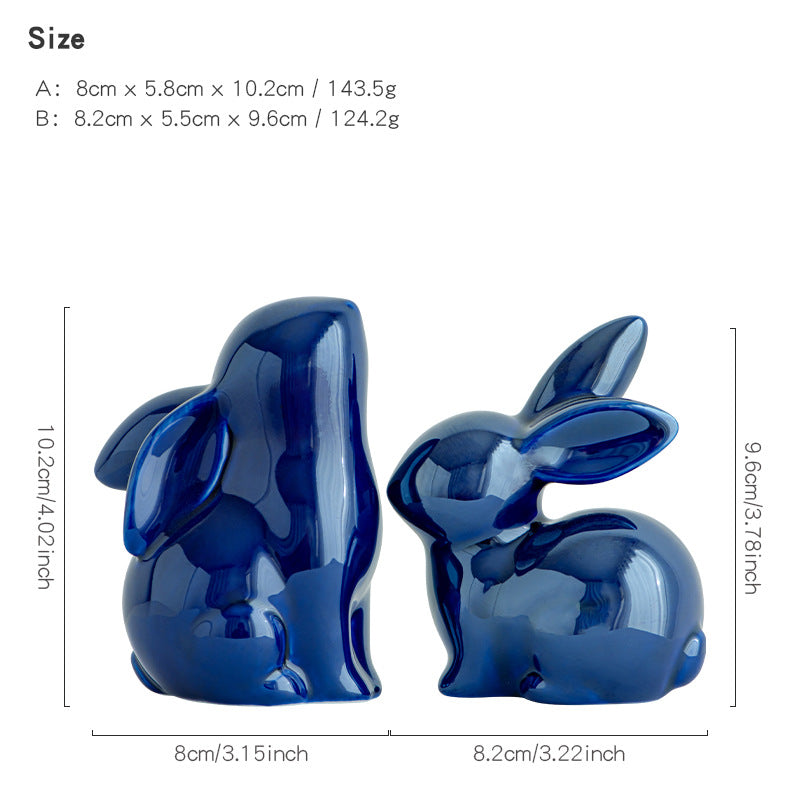 Artistic ceramic hare