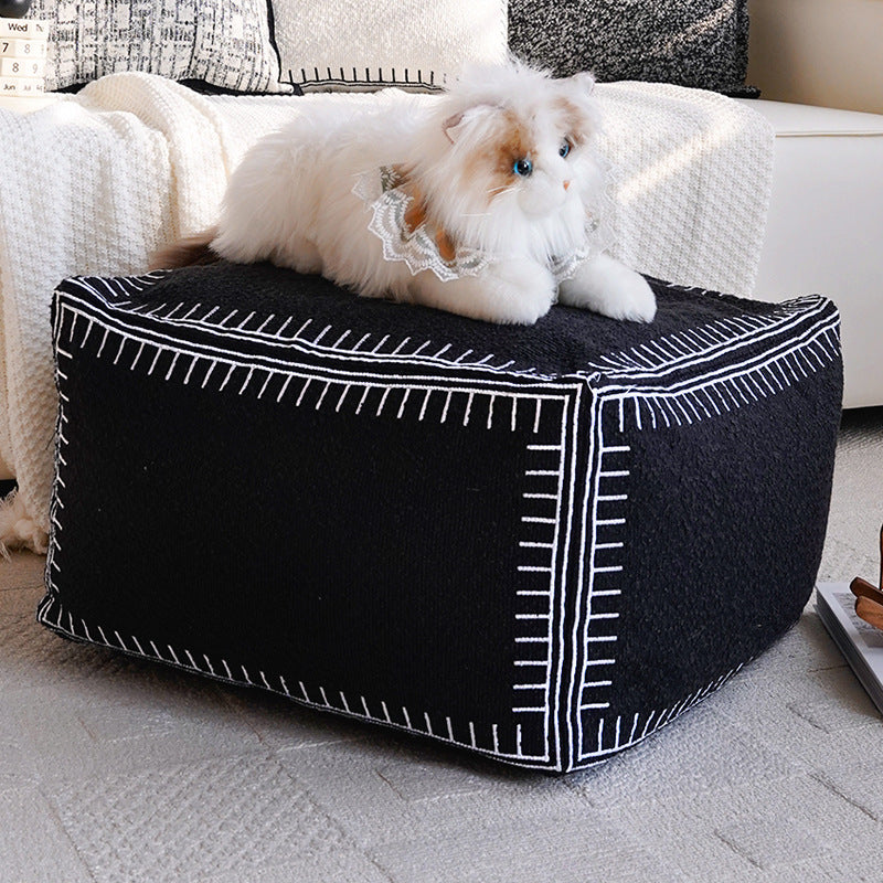 Decorative Floor Pouf for Home Interior Decor
