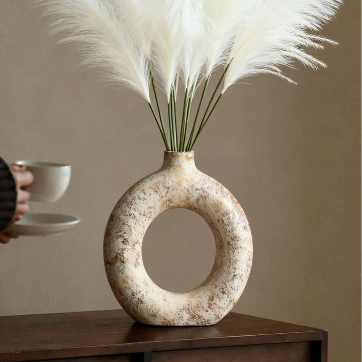 Abstract Decorative Ring Vase