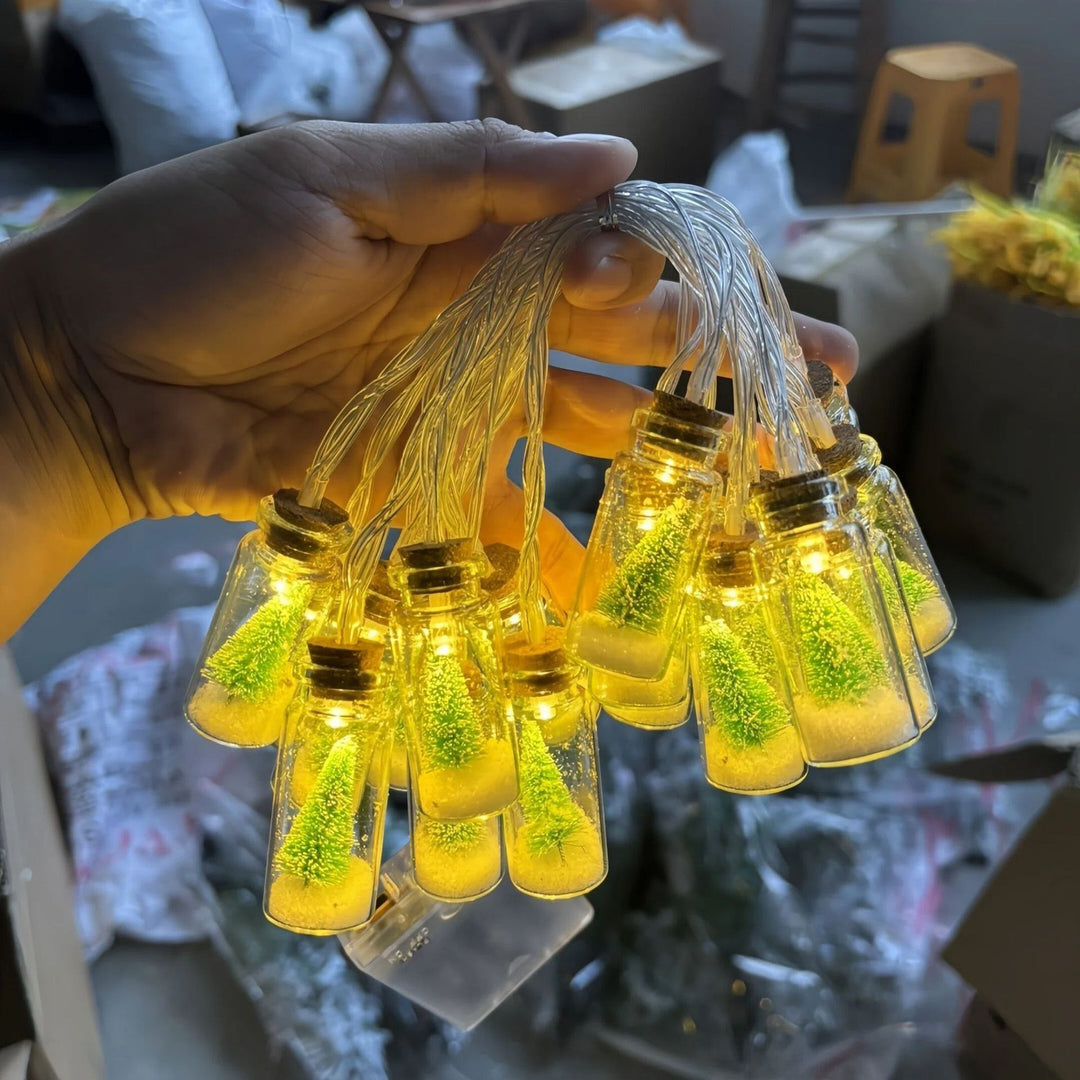 Christmas Snow Globe LED Lamp String Lights