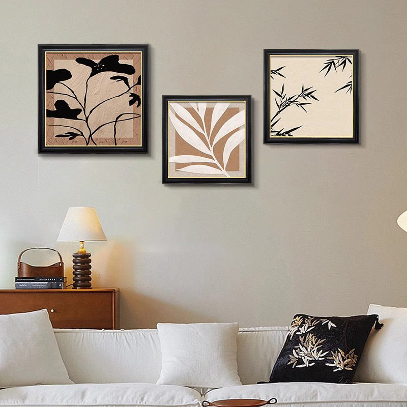 Elegant Framed Bamboo Wall Art