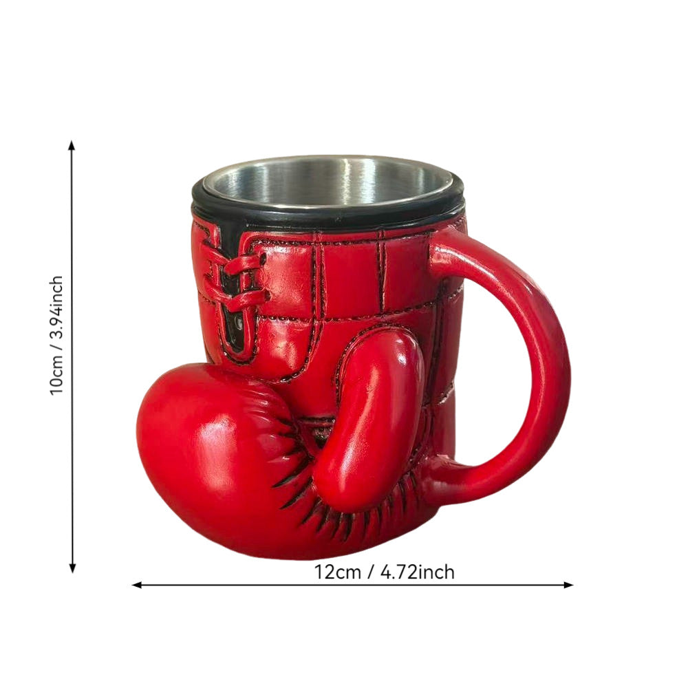 Funny boxing glove coffee mug