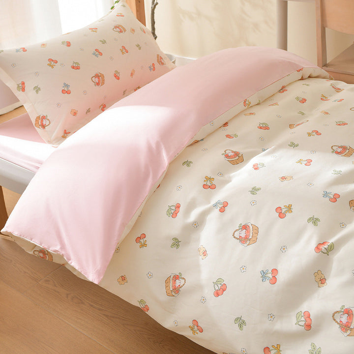 Decorative Playful Fruit-Themed Bedding Set Avarnia